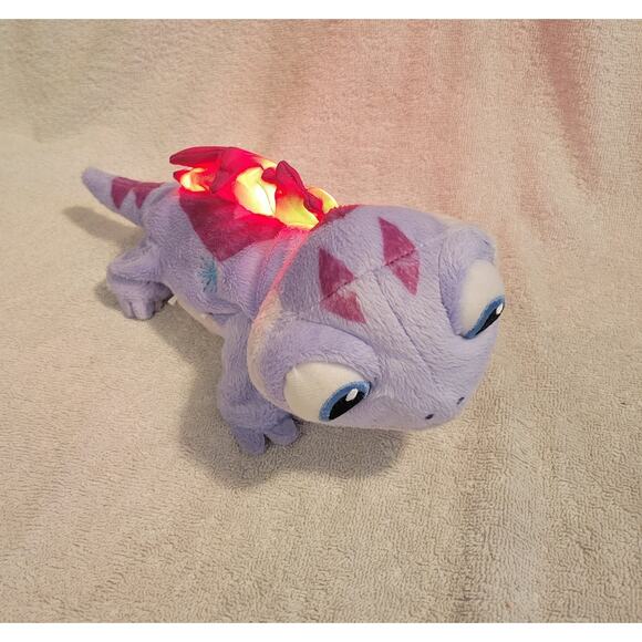 Disney Frozen 2 Fire Spirit Bruni Salamander Walks, Glows, Sound Plush Toy Works - Picture 1 of 9